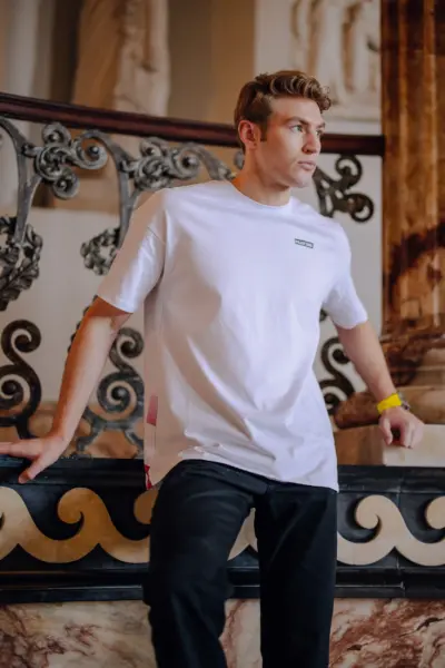 lifestyle photoVICE Essential Tee - White