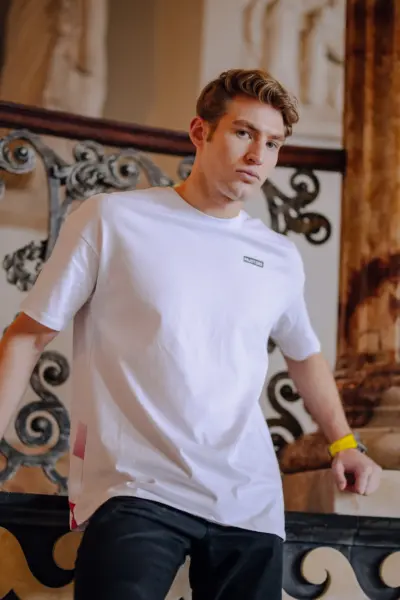 lifestyle photoVICE Essential Tee - White