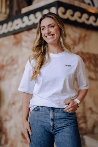 lifestyle photoVICE Essential Tee - White