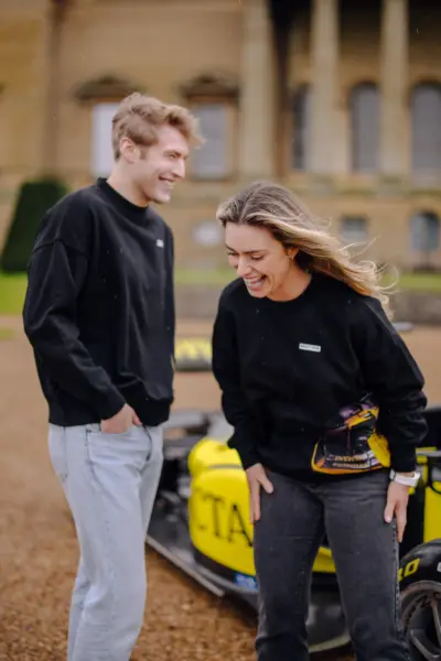 lifestyle photoLIVERY Essential Crew Neck - Black