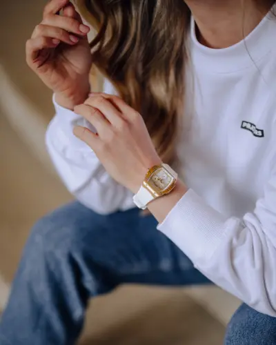 lifestyle photoVICE Essential Crew Neck - White