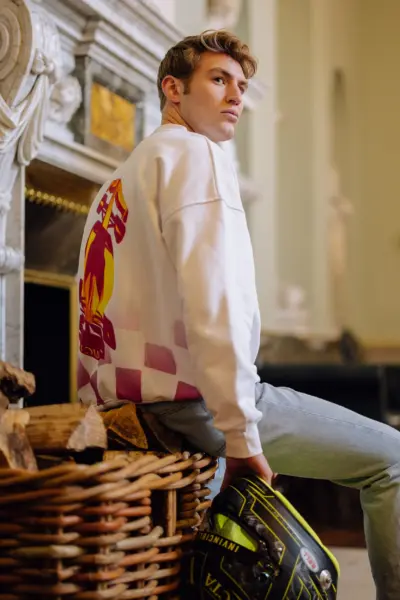 lifestyle photoVICE Essential Crew Neck - White