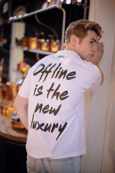 lifestyle photoOFFLINE Essential Tee - White