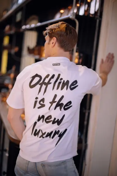 lifestyle photoOFFLINE Essential Tee - White