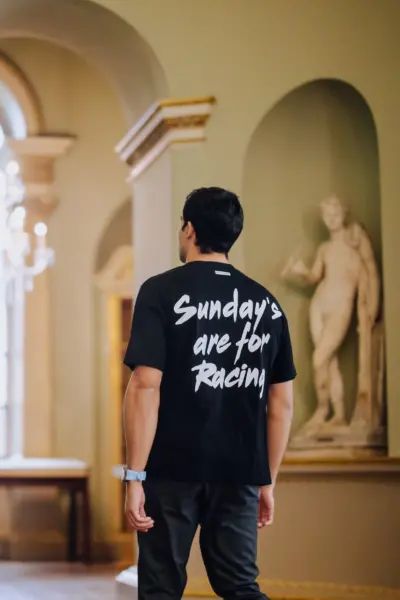 lifestyle photoSUNDAY'S Essential Tee - Black